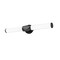 Z-Lite Cooper Vanity, 1-Light, 25 In.W x 4 In.L x 4.75 In.H, Matte Black/Frosted 1010-25W-MB-LED - alternate 2